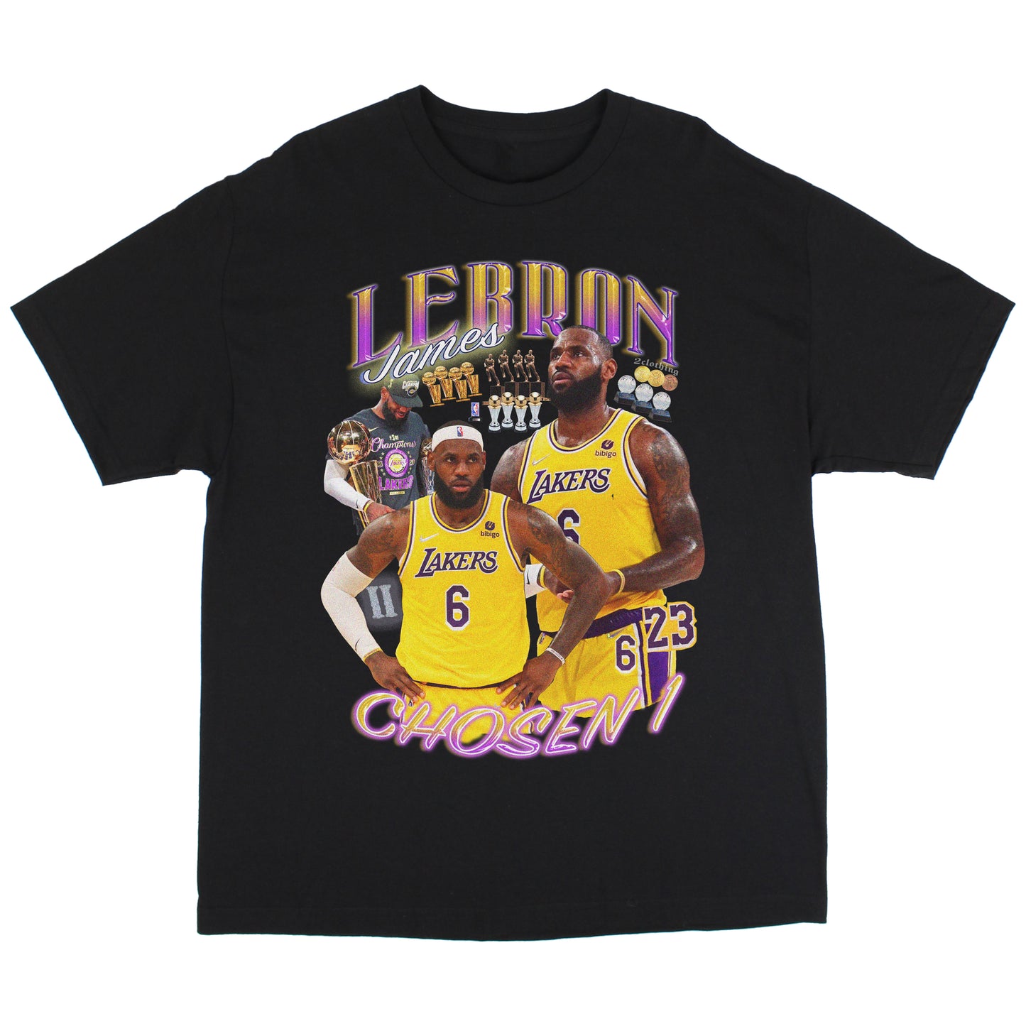 Lebron James Vintage Lakers T-Shirt